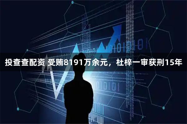 投查查配资 受贿8191万余元，杜梓一审获刑15年