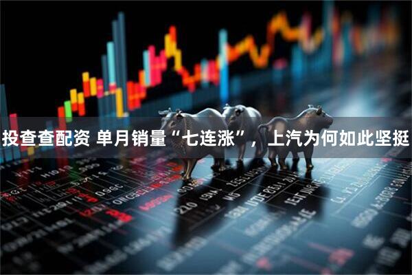 投查查配资 单月销量“七连涨”，上汽为何如此坚挺