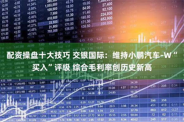 配资操盘十大技巧 交银国际：维持小鹏汽车-W“买入”评级 综合毛利率创历史新高